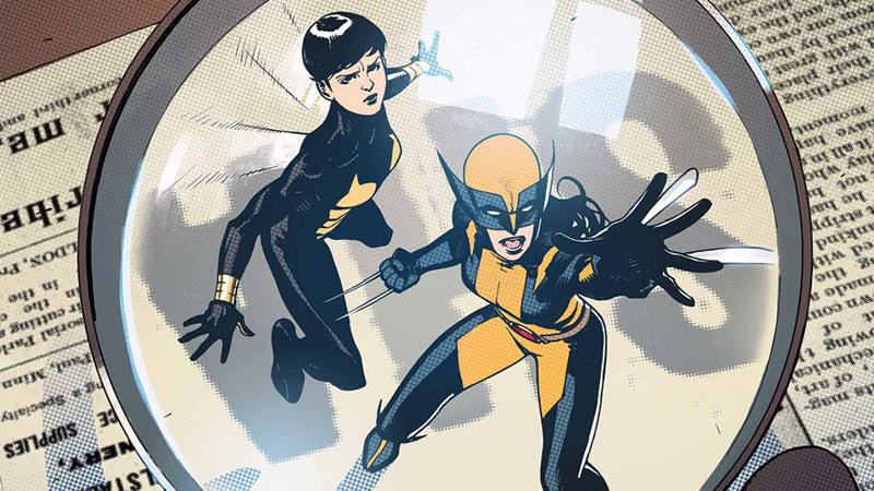 Janet van Dyne on the cover of All-New Wolverine #5, art by Bengal.